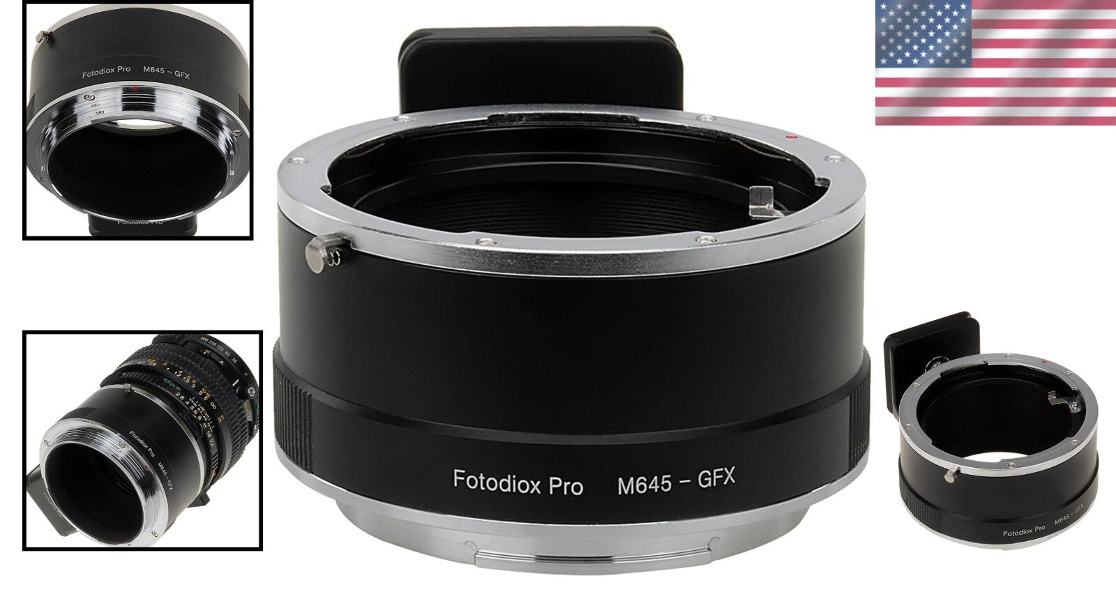 Professional Mamiya 645 Lens Adapter for GFX Camera - Infinity Focus Guaranteed
