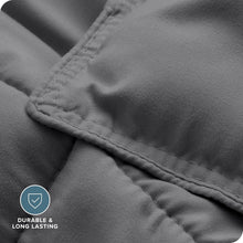 Load image into Gallery viewer, Lightweight All-Season Twin Extra Long Comforter Set - Breathable Grey Design