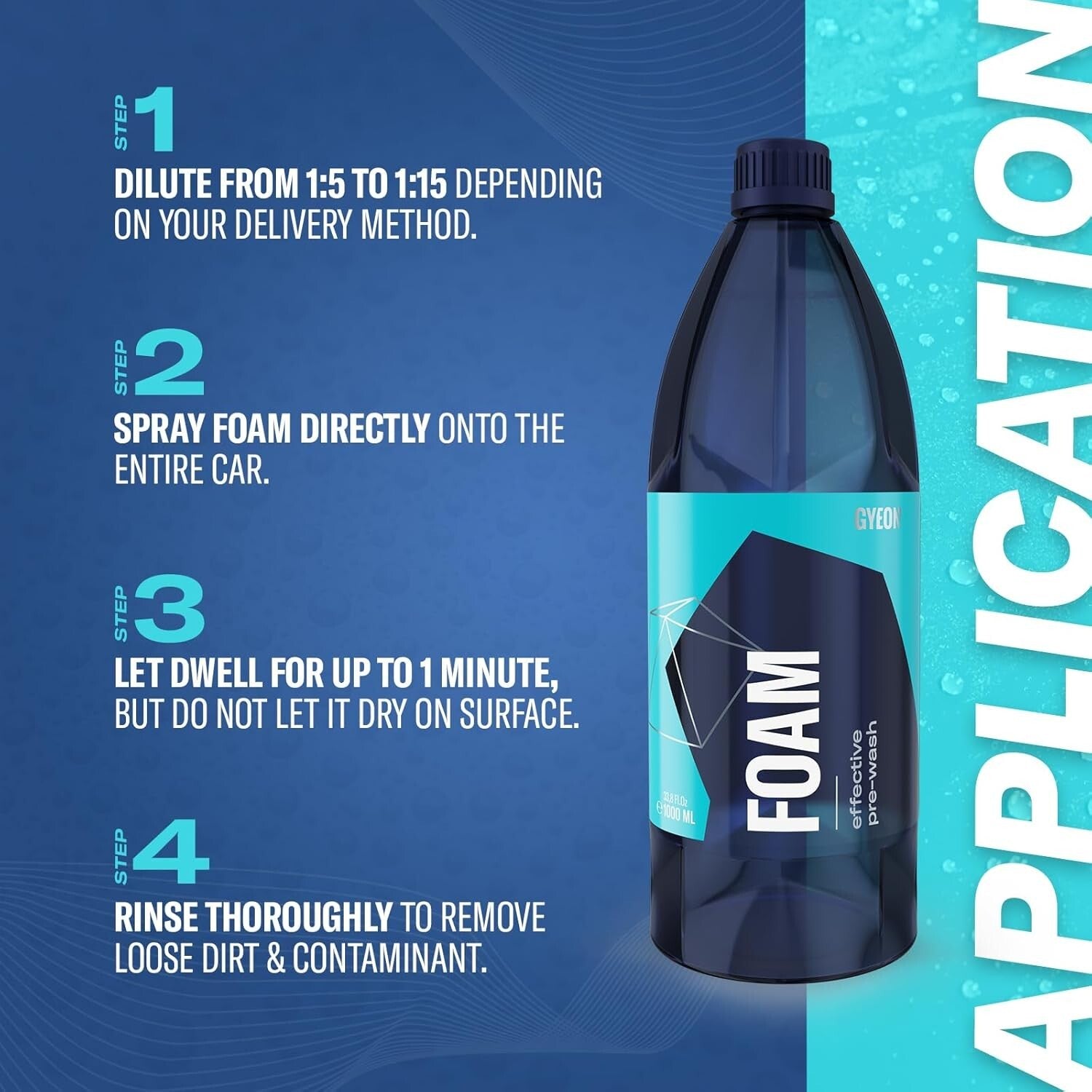 Thick Snow Foam Shampoo 4L - Gentle Foam for Pressure Washer Applications