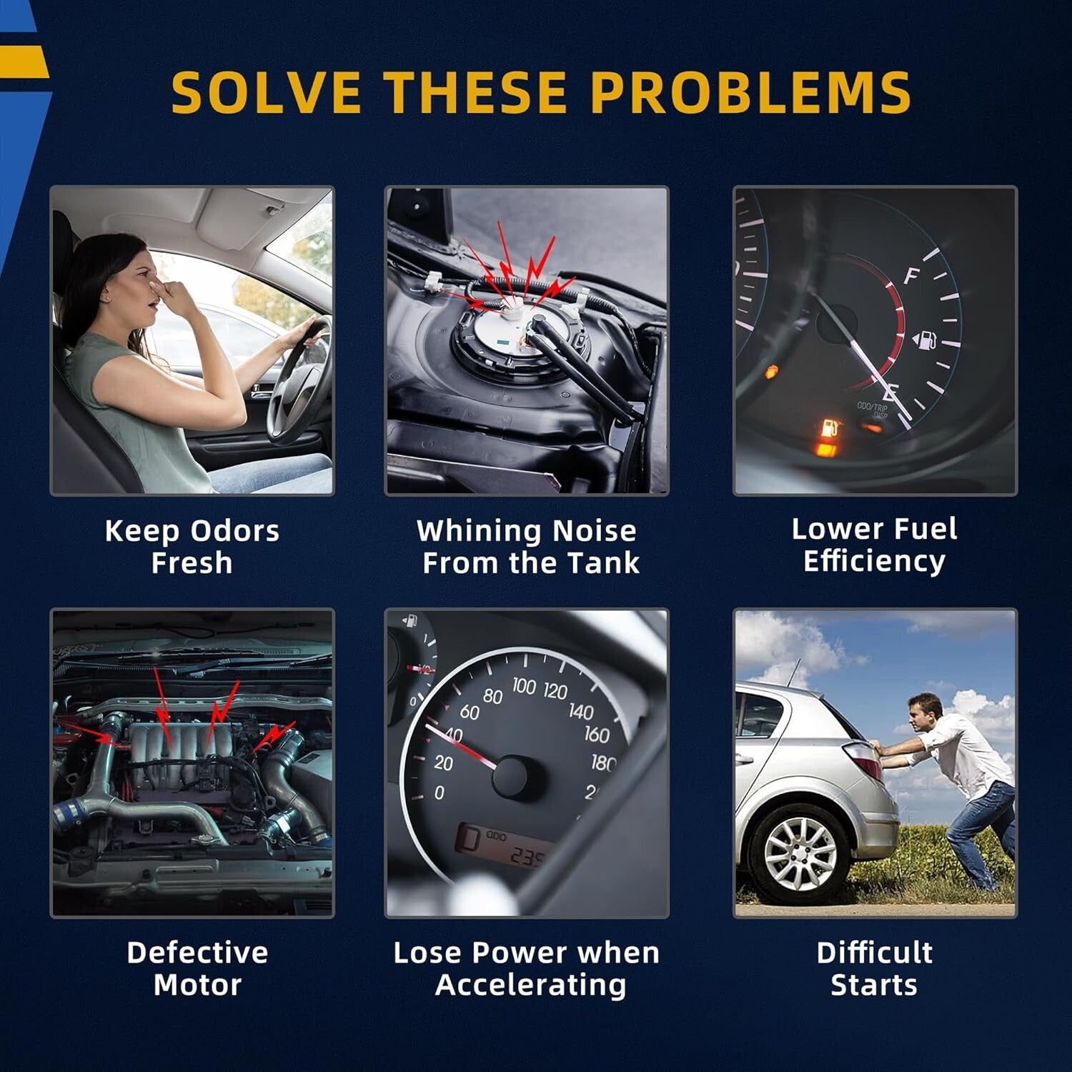 Electric Fuel Pump with Injection Molding Tech for Jeep Grand Cherokee 1999-2004