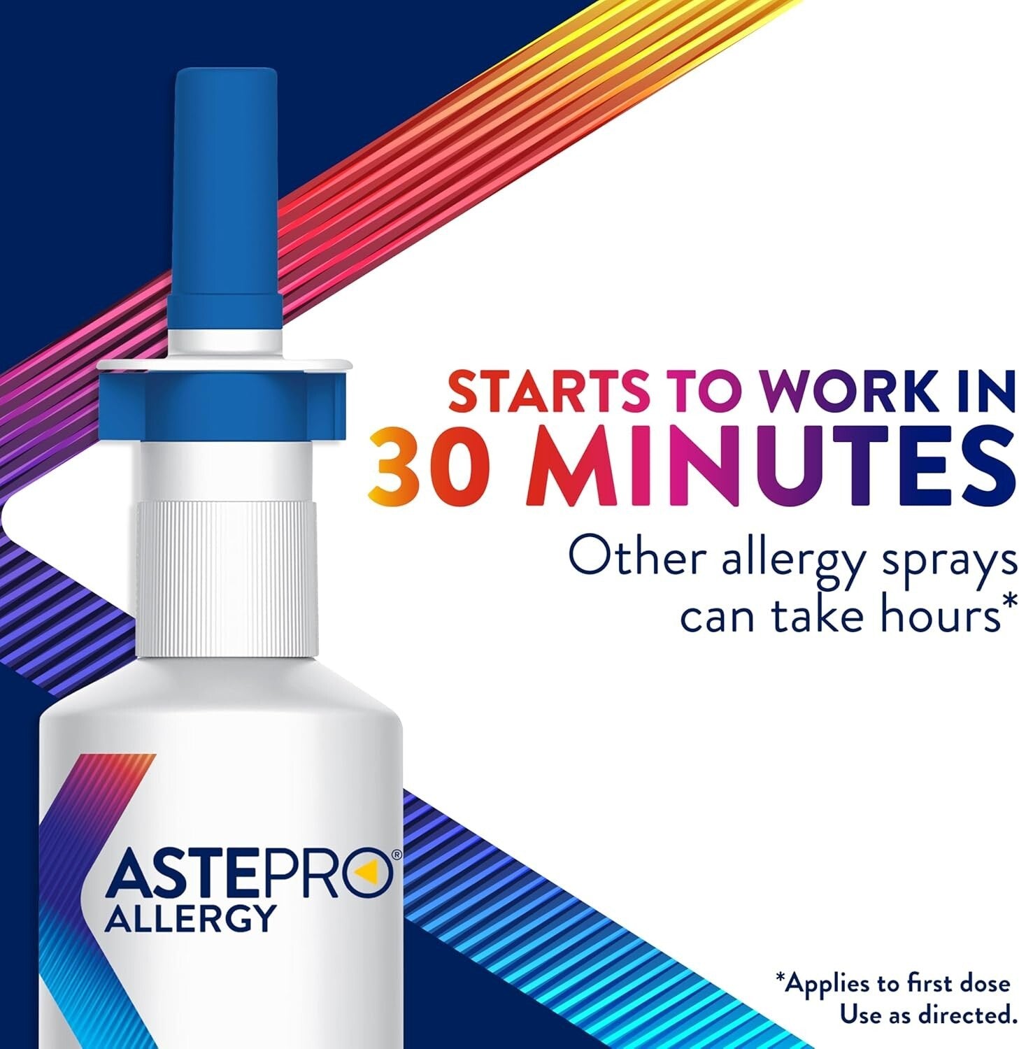 Non-Steroid Nasal Spray for Allergies - 200 Sprays + Soft Tissues Included