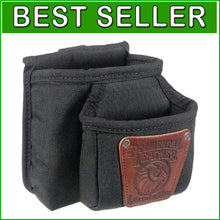 Load image into Gallery viewer, USA Handcrafted Double Pocket Clip-On Pouch - Ideal Tool Holder for Craftsmen
