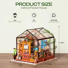 Load image into Gallery viewer, Exquisite 1:24 Scale Mini Dollhouse Kit with LED - Holiday &amp; Birthday Gift