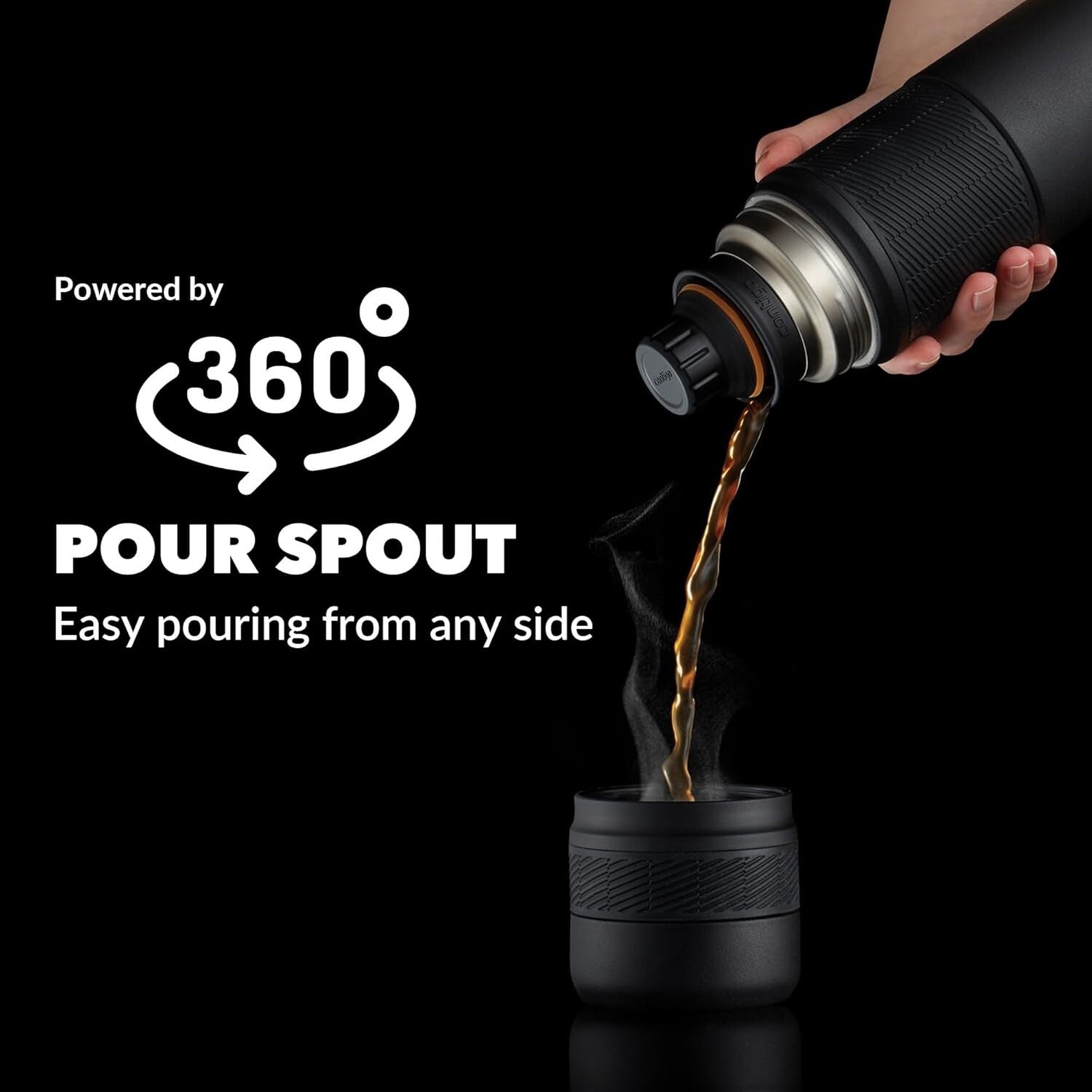 Durable Vacuum Insulated Travel Flask - Keep Drinks Hot for 35H & Cold for 60H