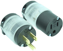 Load image into Gallery viewer, Heavy-Duty Lighted Plug and Connector Set - 15 Amp, 125 Volt Power Solution