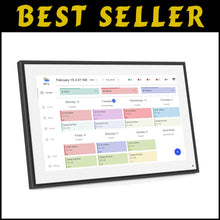 Load image into Gallery viewer, HD 15.6-Inch Wall-Mounted Digital Calendar &amp; Photo Frame for Family Organizing