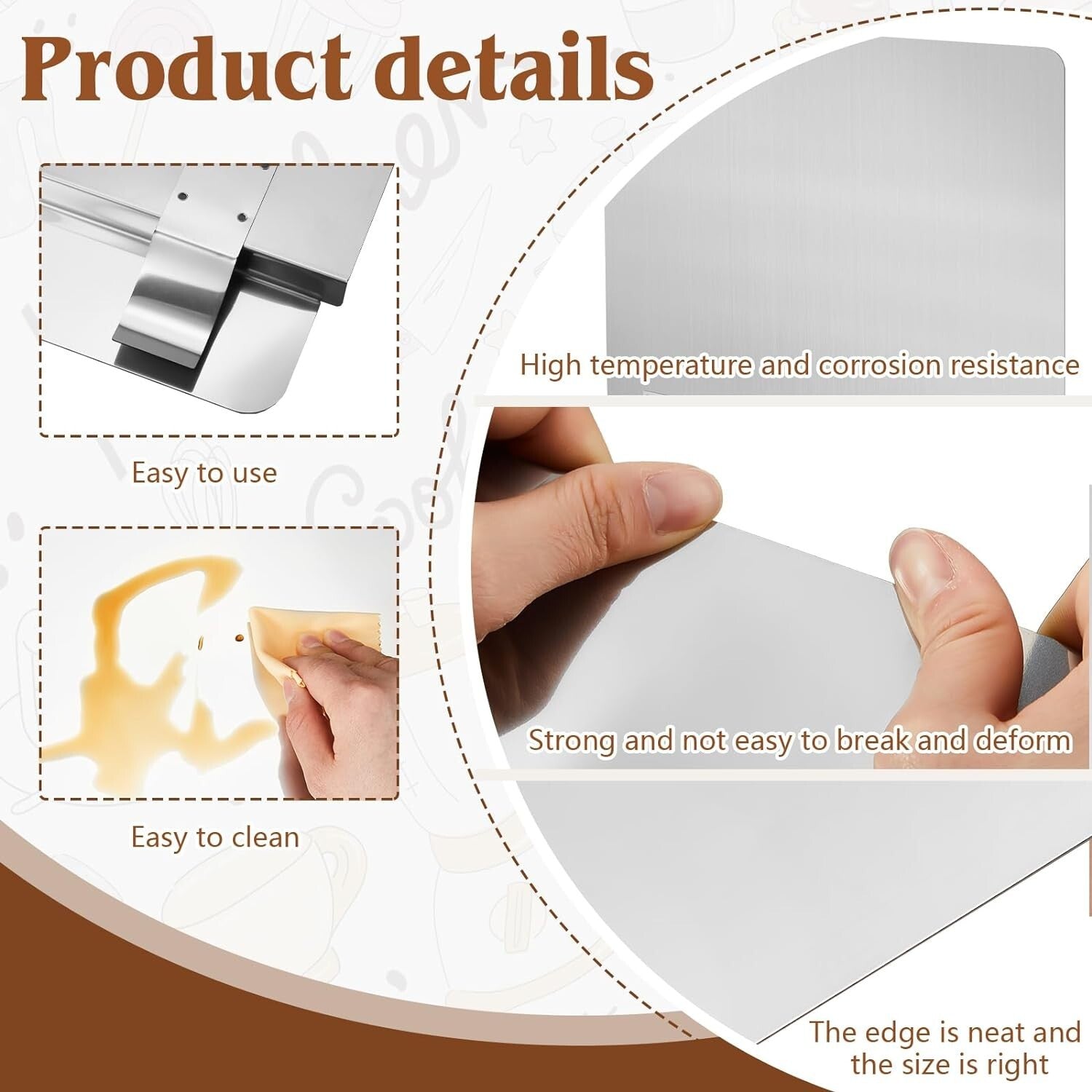 Foldable 3-Panel Oil Splash Guard for Effortless Kitchen Cleanup - 20.5” Width