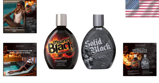 Ultimate 100x & 60x Bronzing Tanning Lotions - Fast Results, Long-Lasting Color