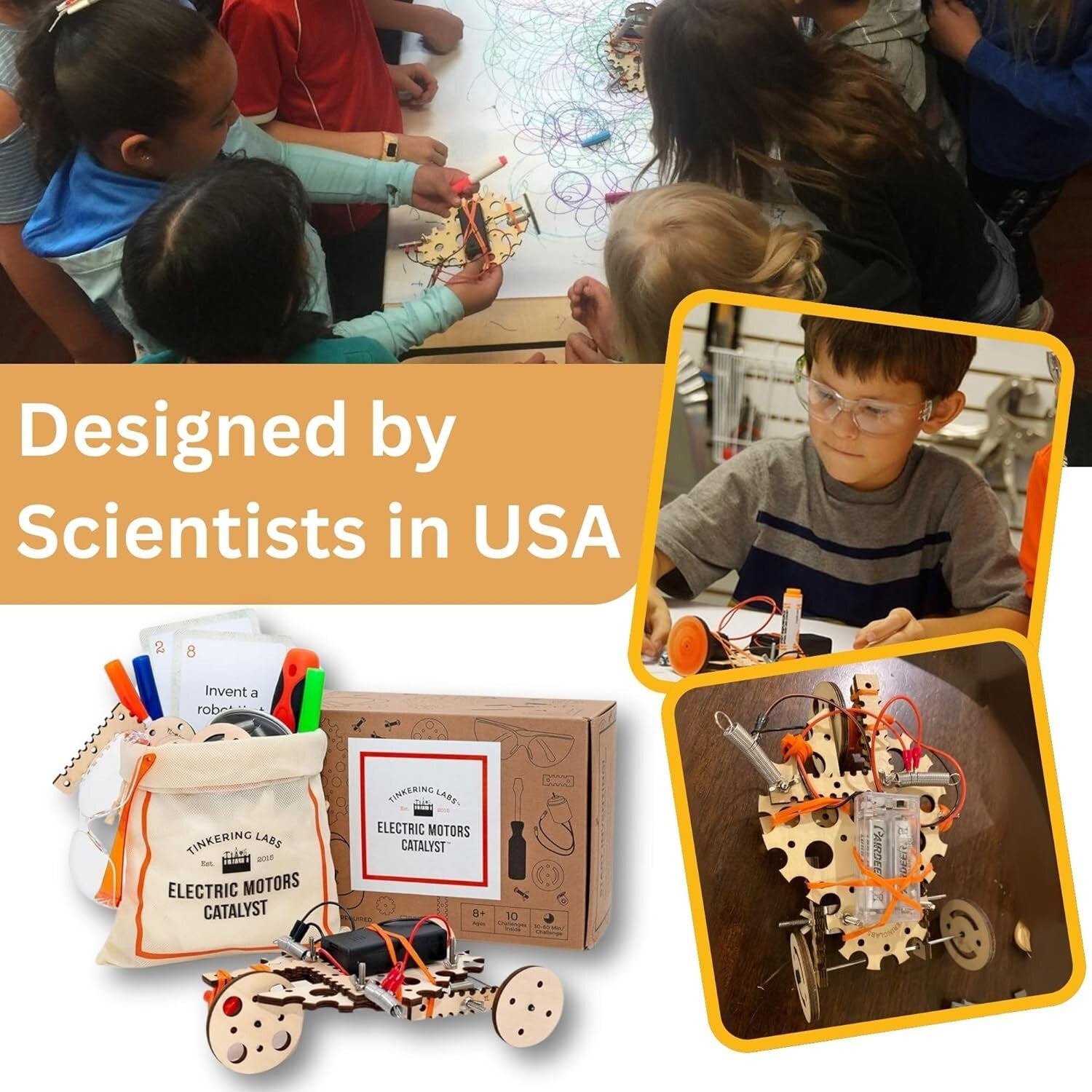 Discover Electrical Engineering: Educational STEM Kit for Kids 8-12, 50+ Parts