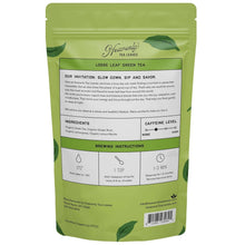 Load image into Gallery viewer, Invigorating Organic Ginger Lemon Green Tea - 1 lb Bulk Pouch, Enjoy Hot or Iced