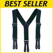 Load image into Gallery viewer, Adjustable 2-Inch Navy Blue Work Suspenders - Y-Back Design for Comfortable Fit