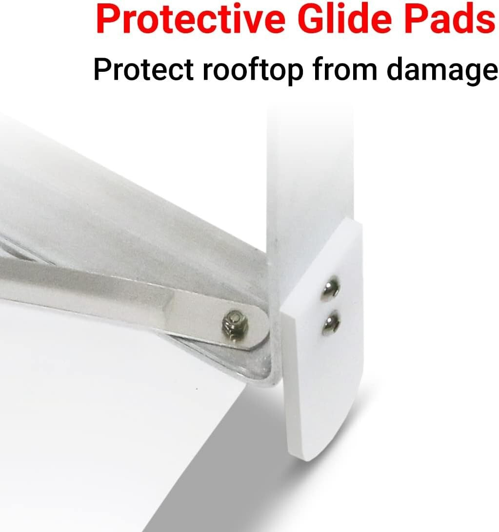 Durable Aluminum Roof Rake - 20 ft Snow Removal Tool for Efficient Clearing