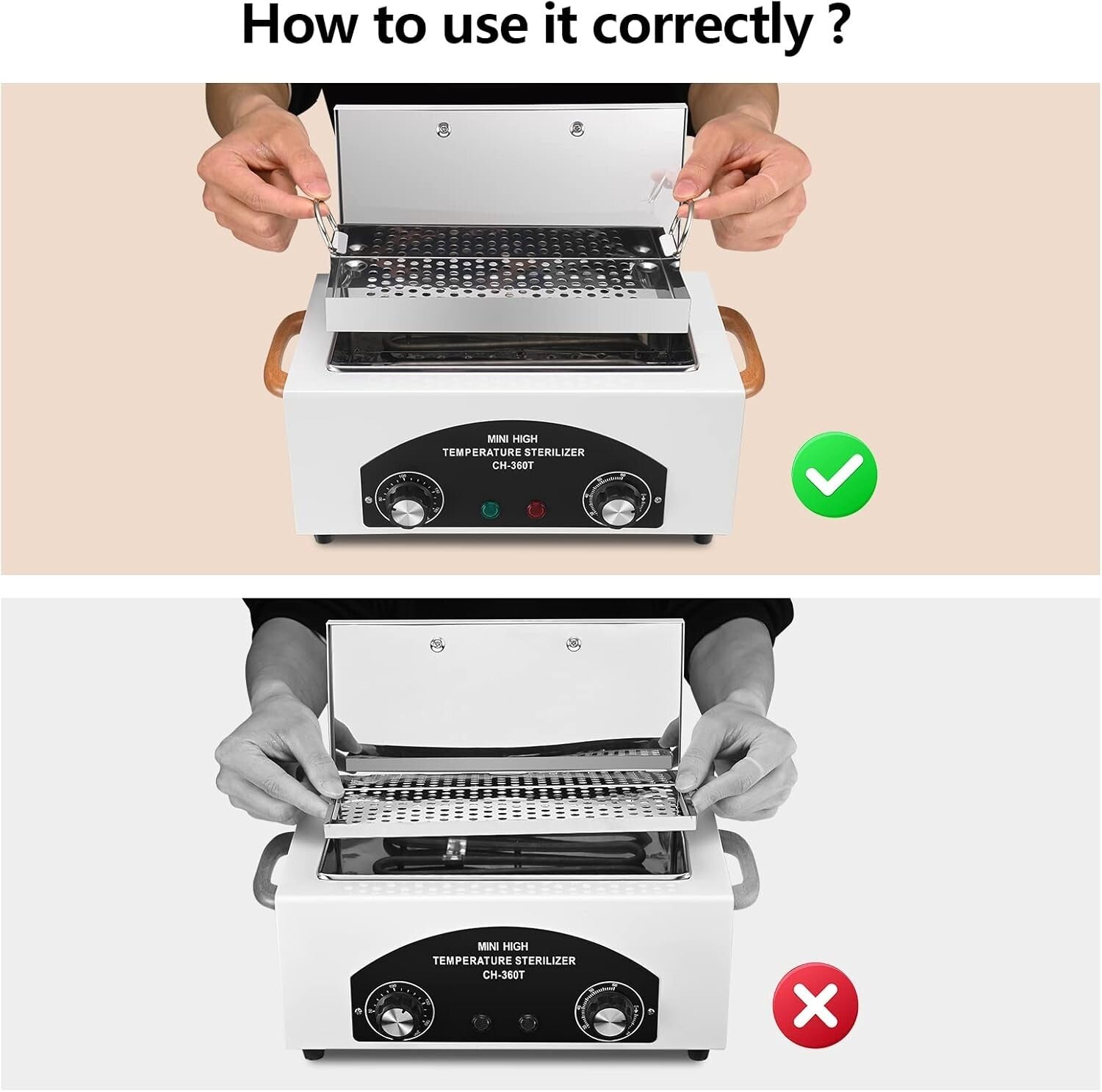 1.5L High-Performance Nail & Dental Tool Sterilizer - 110V Portable Unit