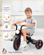 Load image into Gallery viewer, Interactive Toddler Tricycle with Puncture-Free Wheels - Perfect for Ages 2-5
