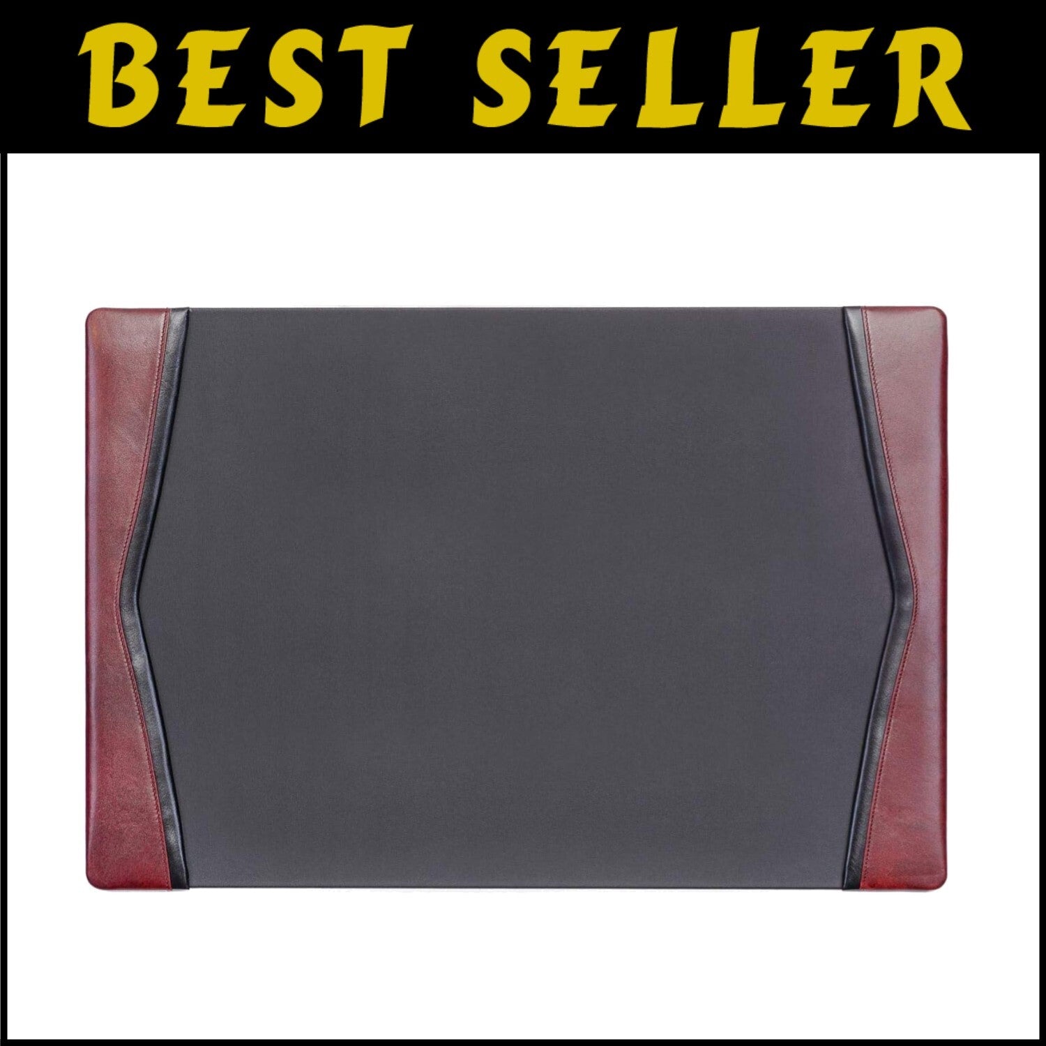 Sophisticated Executive Desk Pad - Top-Grain Leather with Velveteen Backing