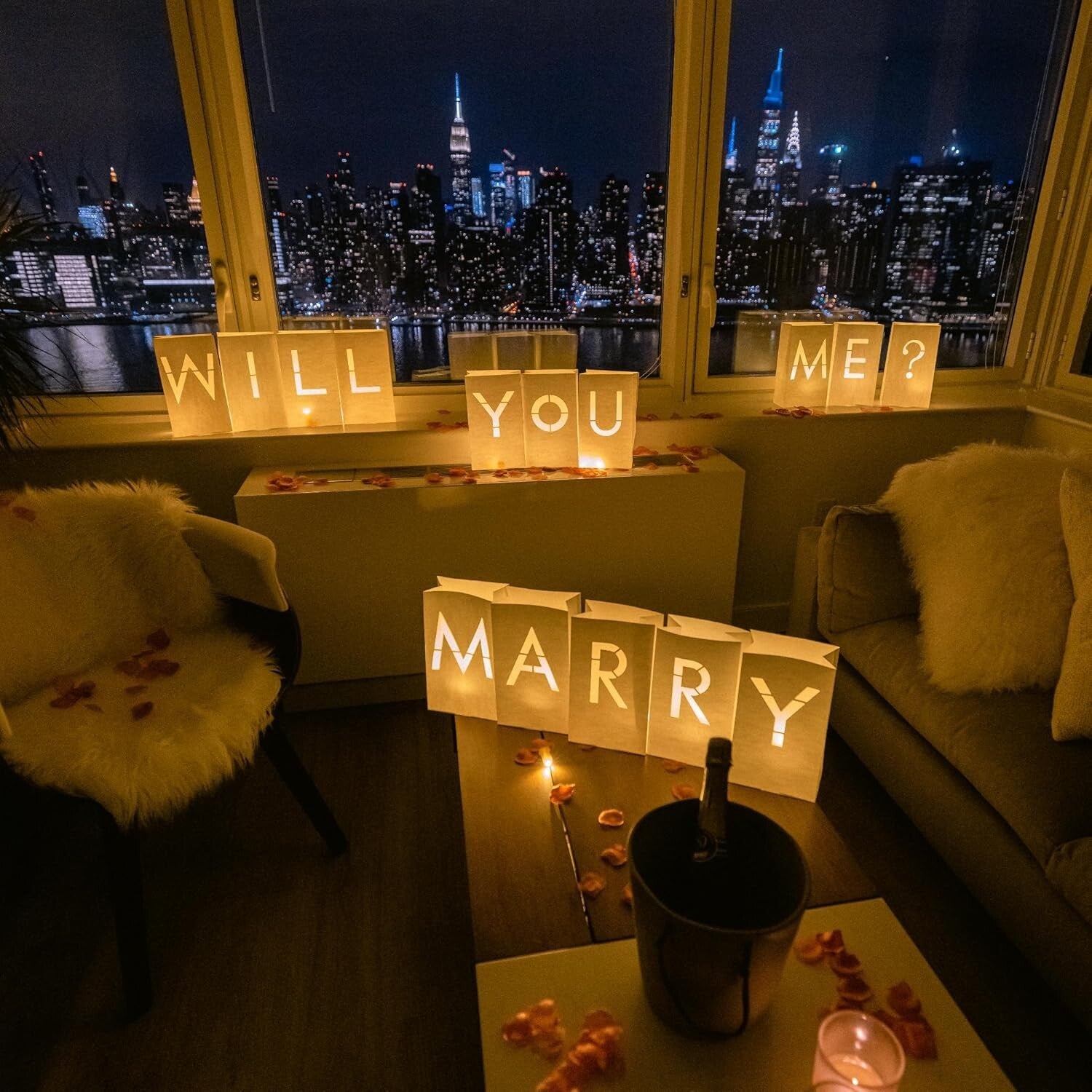 Transform Your Engagement Night - Luminary Bags with LED Lights for Proposals