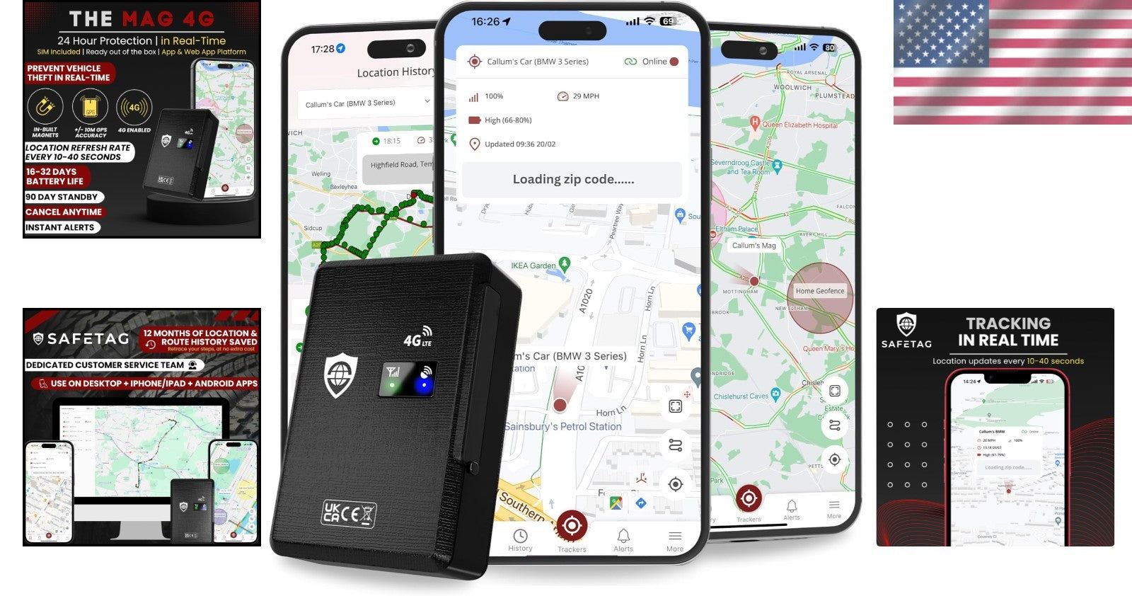 Advanced Magnetic GPS Tracker with Global Coverage - 7 Days Free Trial Included