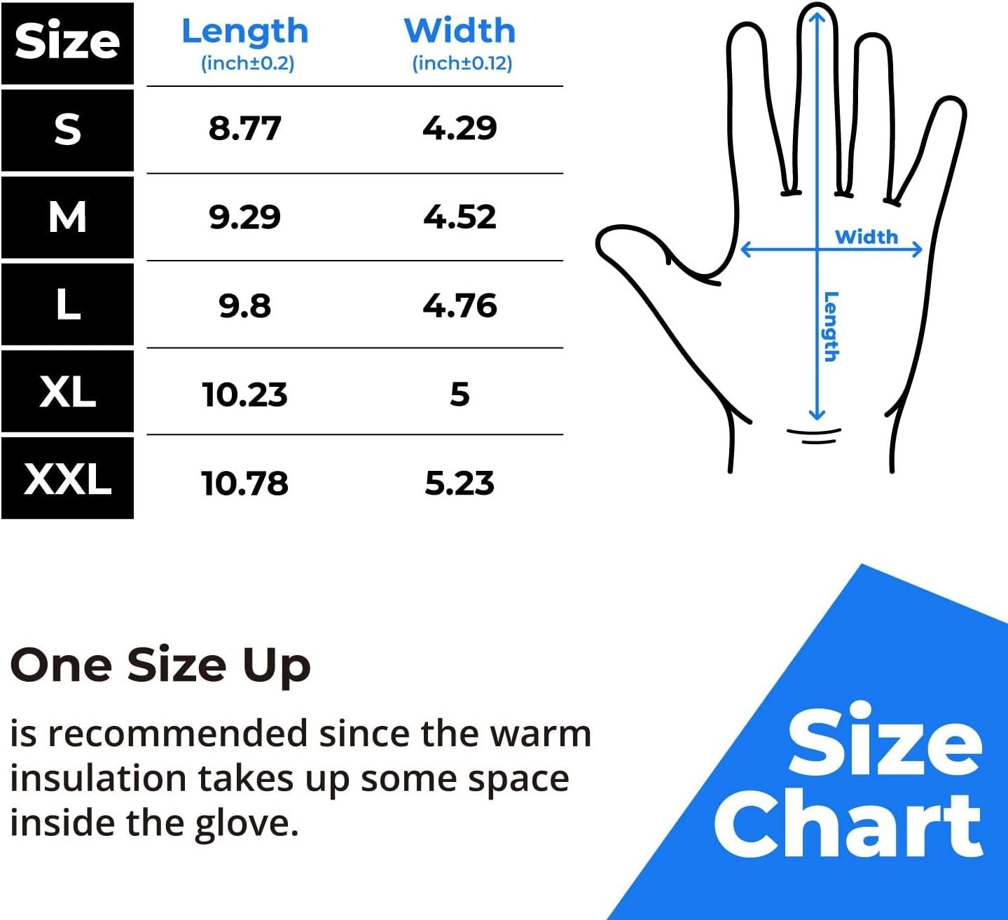 Durable Full Grain Cowhide Winter Work Gloves - Puncture Resistant, Adjustable