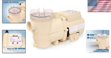 Load image into Gallery viewer, Powerful 3120 GPH Pool Pump - 1/2HP with Easy Monitoring Lid &amp; Energy Savings