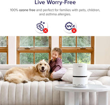 Load image into Gallery viewer, Quiet Home Air Purifier with 3-in-1 Filter for Clean Air - Perfect for Any Room