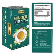 Load image into Gallery viewer, Natural Ginger Green Tea Bags - 160 Individually Wrapped for Wellness Gifts
