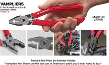 Load image into Gallery viewer, Ultimate Screw Extraction Set: 8" Lineman &amp; 5" Mini Pliers - Made in Japan