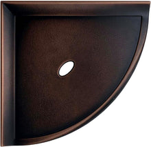 Load image into Gallery viewer, 8" Corner Shower Shelf - Retro Fit Wall-Mounted Organizer in Oil Rubbed Bronze