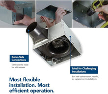 Load image into Gallery viewer, Ultra-Quiet Bathroom Exhaust Fan with Color LED Light &amp; Bluetooth Speaker