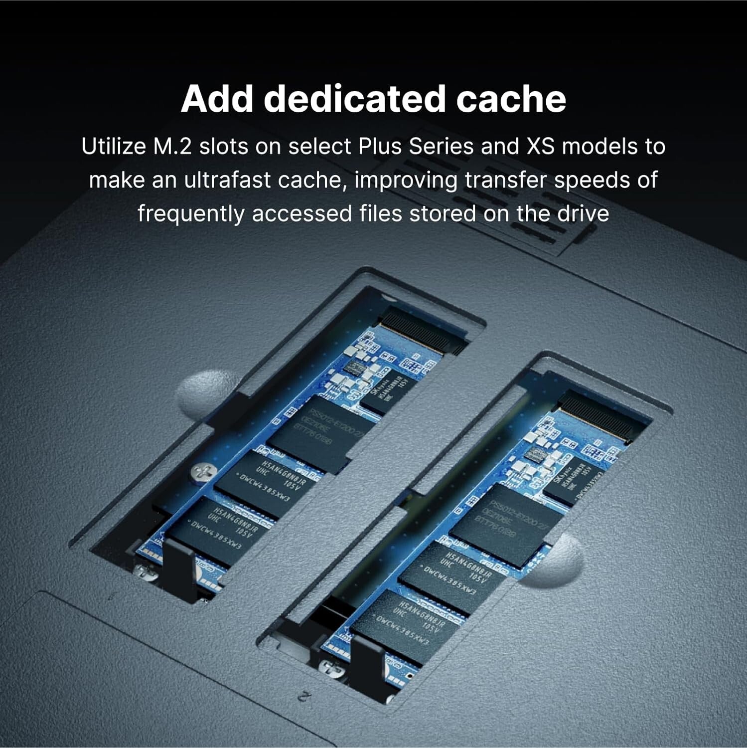 Professional-grade M.2 2280 NVMe SSD - 400GB for Lightning-Fast NAS Performance
