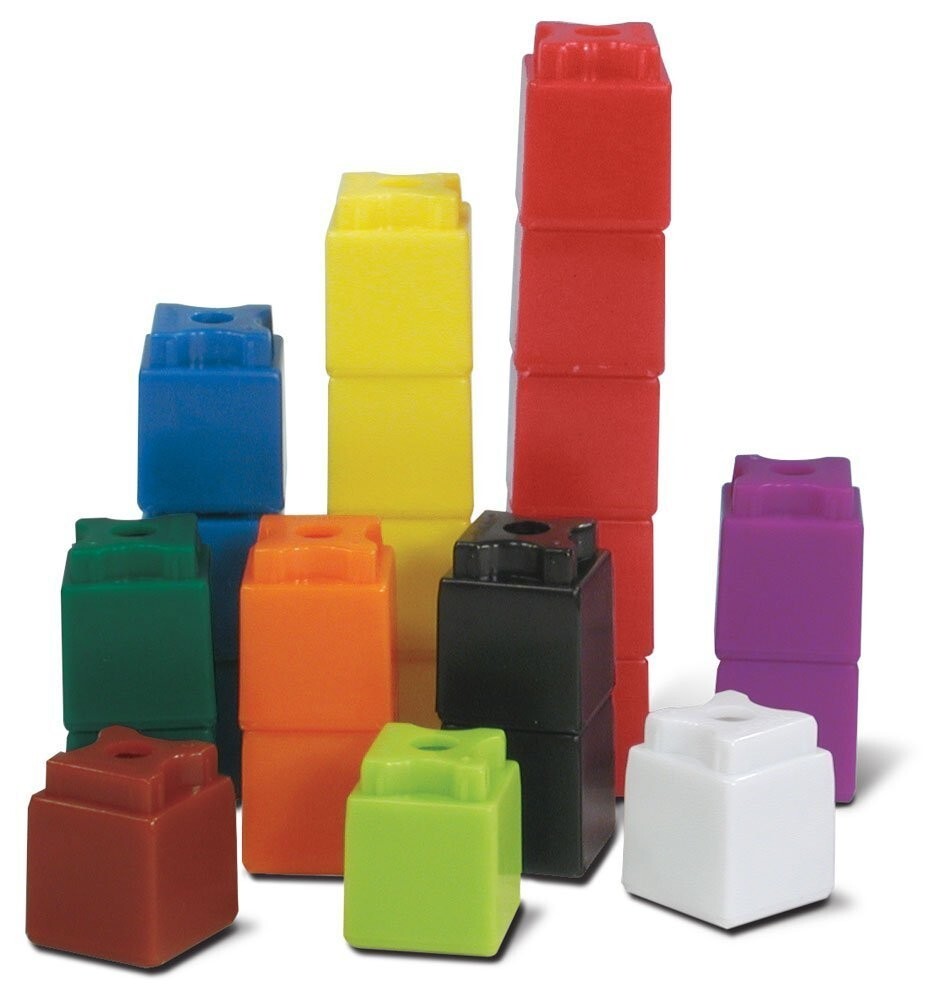 Educational Plastic Counting Cubes - 500 Piece Set for Hands-On Math Discovery