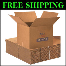 Load image into Gallery viewer, 12-Pack Large 20" x 20" x 15" Corrugated Moving Boxes for Efficient Organization