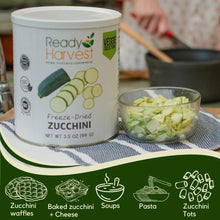 Load image into Gallery viewer, Freeze-Dried Zucchini Can - Emergency Food Supply with 25-Year Shelf Life