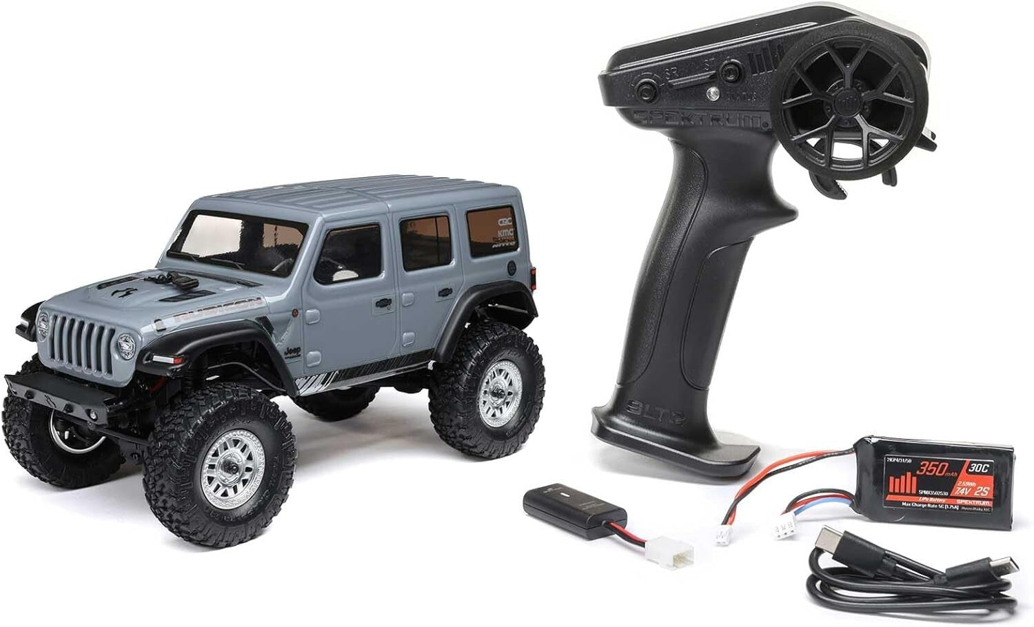 2019 Jeep Wrangler JLU CRC 1/24 Scale RC Truck - 4WD RTR with Battery & Charger