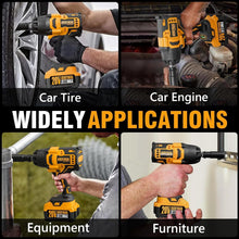 Load image into Gallery viewer, Compact 1/2 Inch Cordless Impact Wrench with Included Suitcase and Accessories