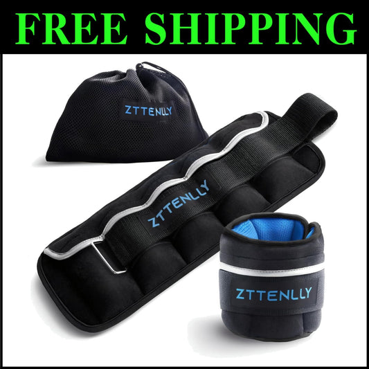 Breathable Ankle Weights with Adjustable Design - Ideal for Walking & Gym