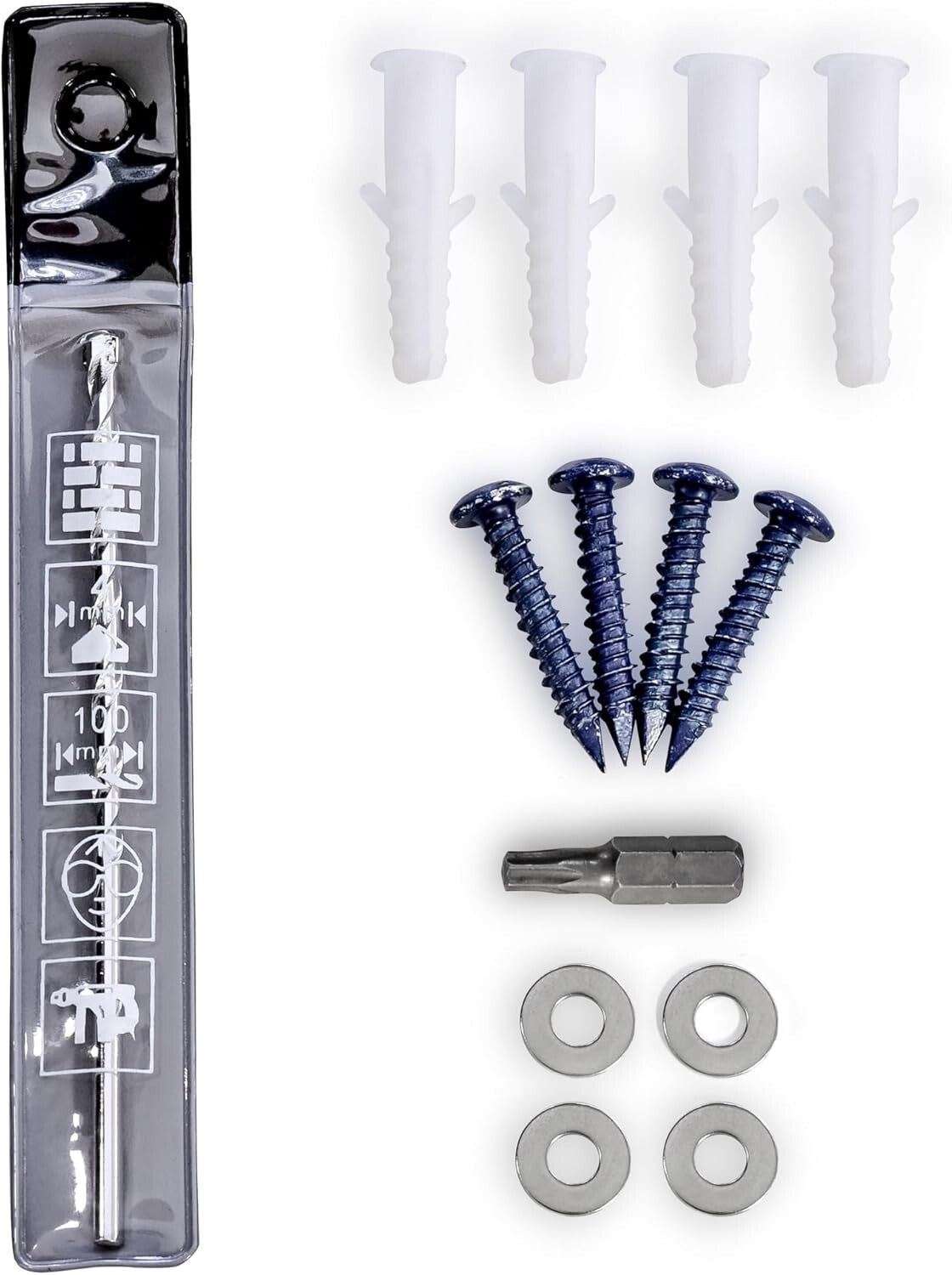 High Security Wall-Mounted Mailbox - Durable Steel Locking Drop Box for Offices