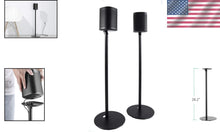 Load image into Gallery viewer, Sturdy Metal Speaker Stands for Sonos One &amp; Play:1 – Clean Aesthetic | 2 Pack