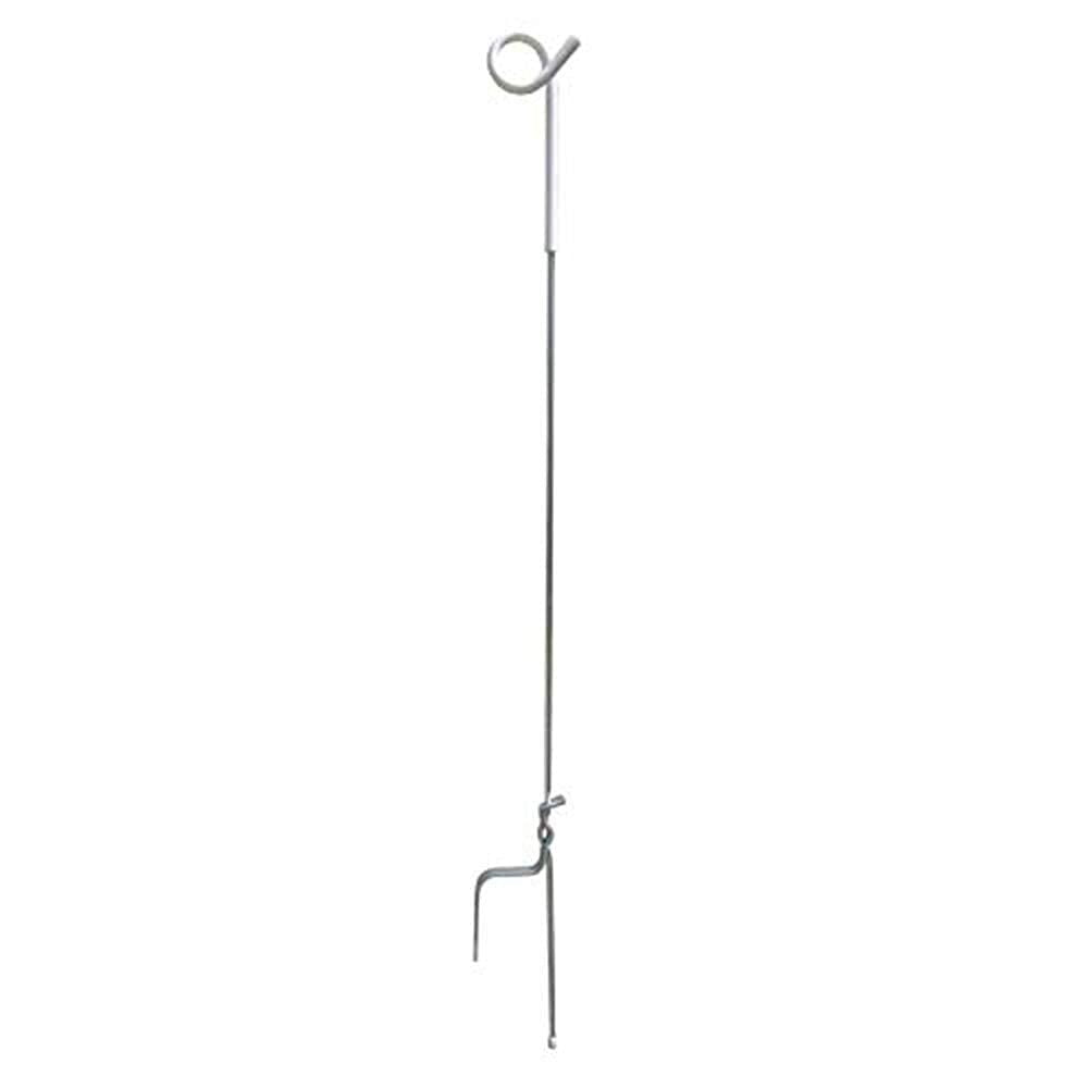 39-Inch Heavy Duty Metal Pigtail Step-in Fence Posts - 10 Pack for Livestock