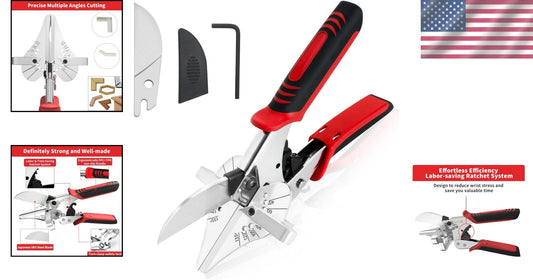 Durable Angular Cutting Tool for Soft Wood and PVC - Adjustable 45-135 Degrees