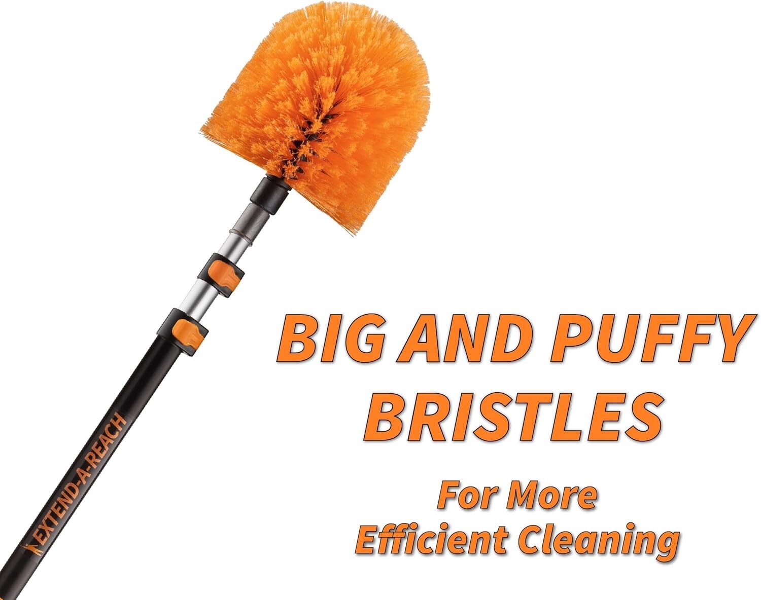 Safe High Reach Duster Kit with 36ft Telescoping Pole - Multi-Functional Use