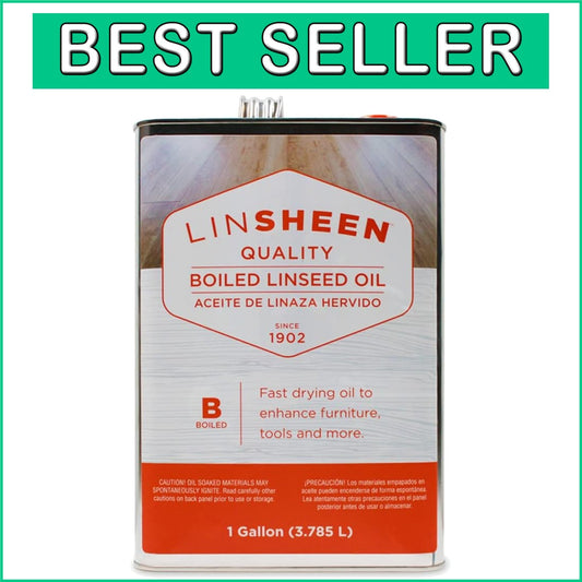 Boiled Linseed Oil - Fast-Drying Wood Treatment for Indoor & Outdoor Surfaces