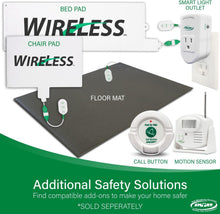 Load image into Gallery viewer, Smart Caregiver Wireless Bed Alarm System - 10x30” Safety Pad with Monitor