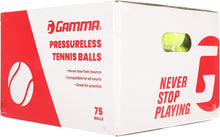 Load image into Gallery viewer, Pressureless Tennis Balls for Practice &amp; Training - 75 Pack, High Visibility