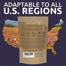 Load image into Gallery viewer, Guaranteed Growth Cosmos Seeds - 1 lb Wildflower Mixture in Premium Packaging