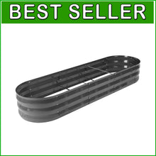 Load image into Gallery viewer, Ventilated Galvanized Garden Bed Kit - Stylish Grey Planter for Healthy Growth