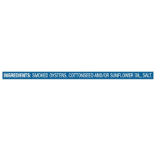Load image into Gallery viewer, Gourmet Smoked Oysters in Oil (24 Cans, 3.75 oz Each) - Indulgent &amp; Healthy