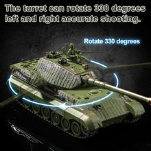 Load image into Gallery viewer, 2.4GHz Anti-Interference RC King Tiger Tank for Indoor &amp; Outdoor Adventures