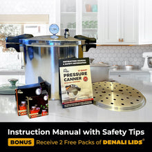 Load image into Gallery viewer, Premium 23 Quart Stainless Steel Pressure Cooker with Induction Base - Denali