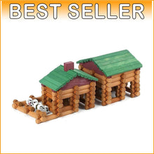 Load image into Gallery viewer, Natural Wood 170-Piece Building Logs - Inspiring Imagination in Little Builders