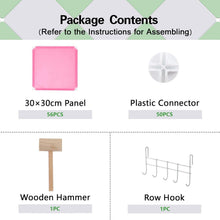Load image into Gallery viewer, Modern 16-Cube Plastic Storage Organizer - Customizable Cherry Blossom Pink